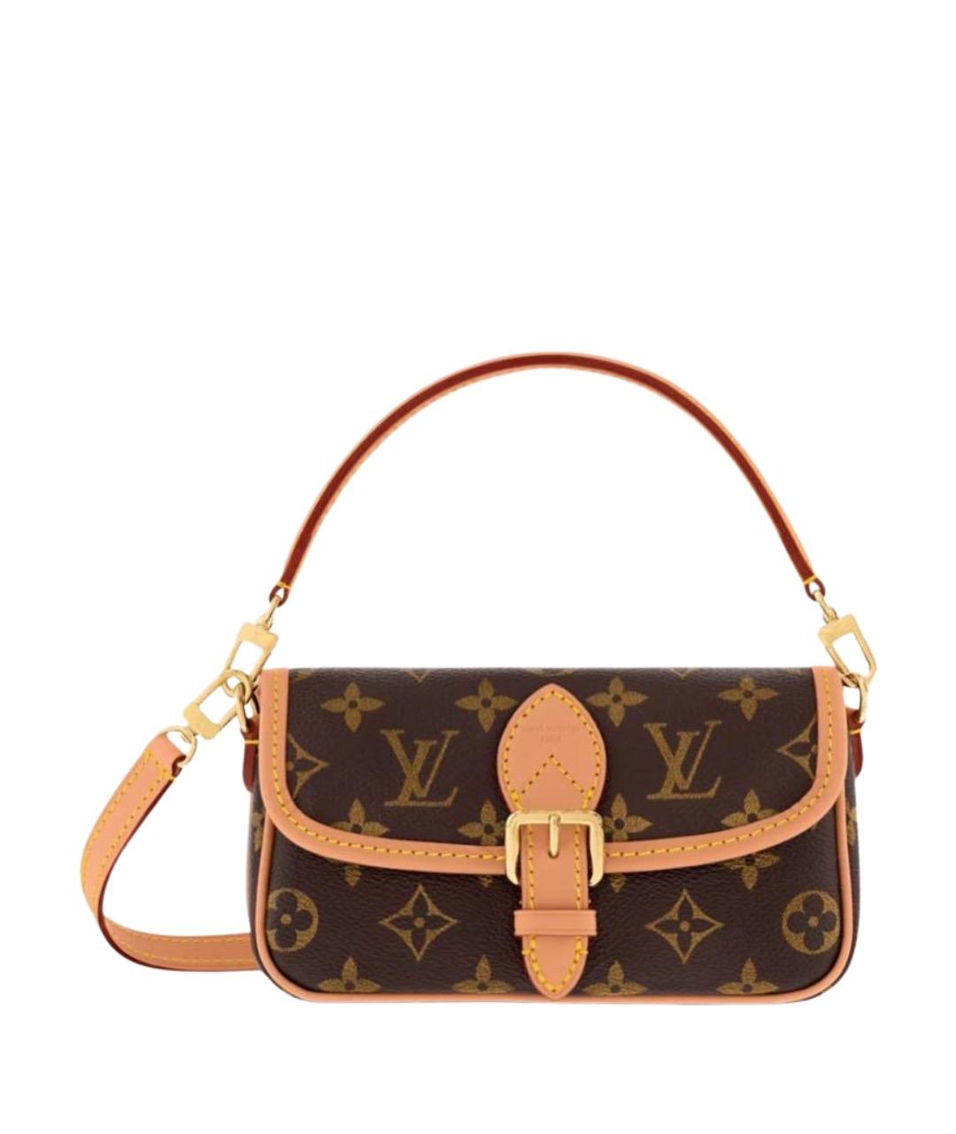 LOUIS VUITTON Коричневая сумка через плечо, фото 1