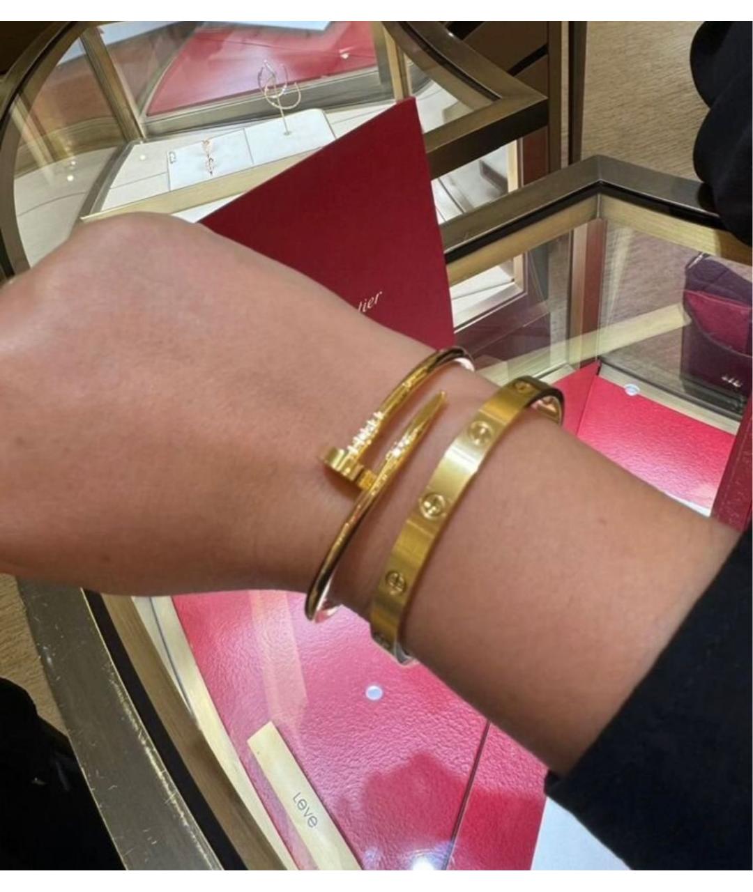 CARTIER Желтый браслет из желтого золота, фото 3