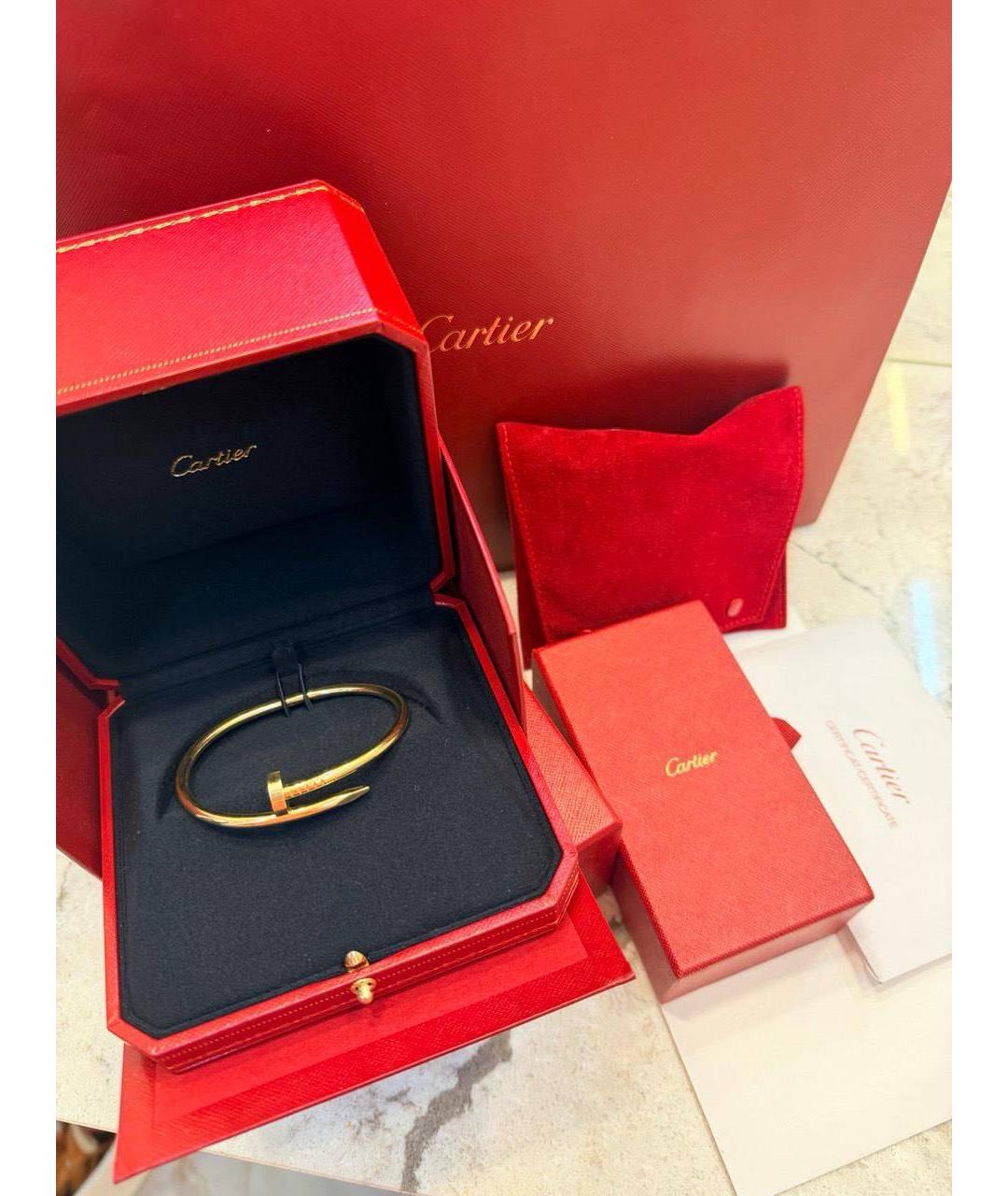 CARTIER Желтый браслет из желтого золота, фото 4
