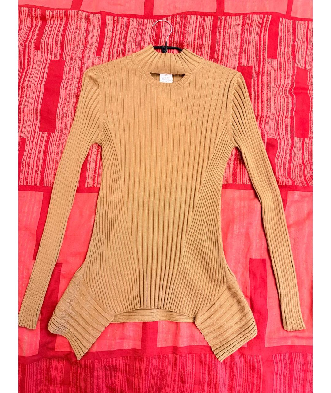 WOLFORD Коричневый шерстяной джемпер / свитер, фото 7