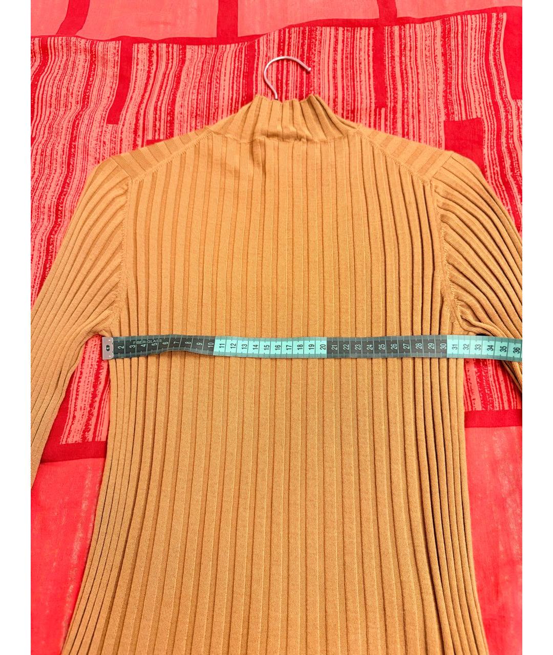 WOLFORD Коричневый шерстяной джемпер / свитер, фото 5