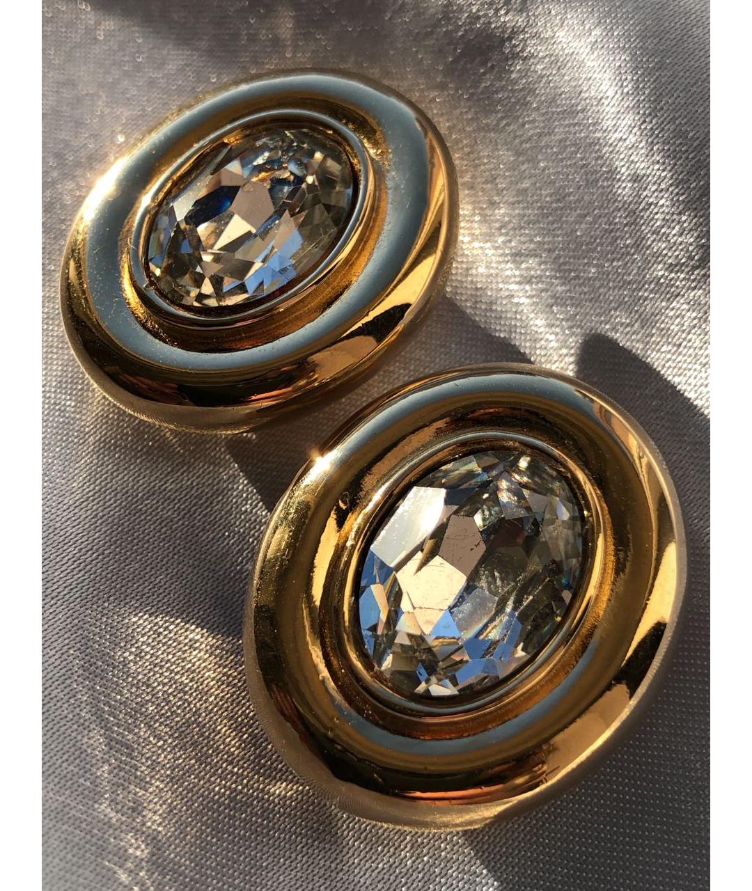 GIVENCHY Золотые металлические клипсы, фото 3