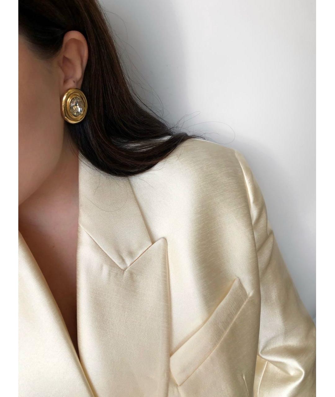GIVENCHY Золотые металлические клипсы, фото 5