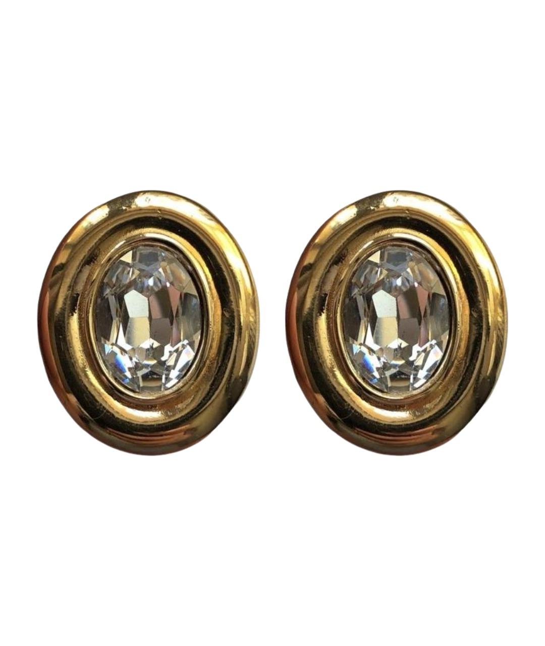 GIVENCHY Золотые металлические клипсы, фото 1