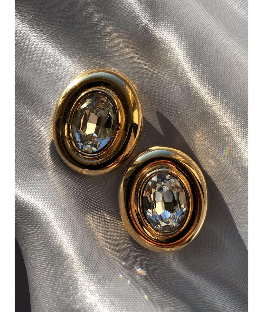 GIVENCHY Золотые металлические клипсы, фото 2