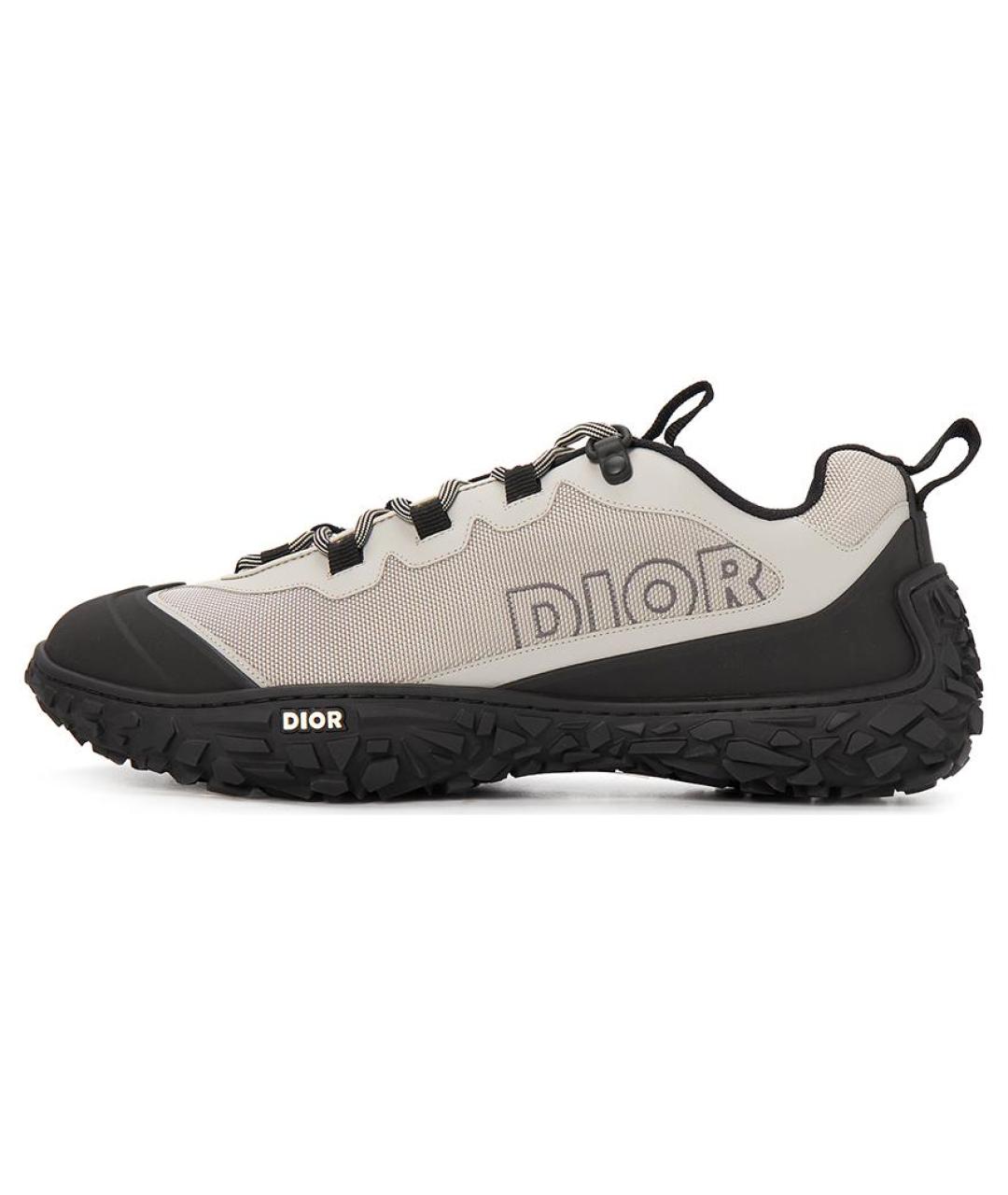 CHRISTIAN DIOR Серые низкие кроссовки / кеды, фото 7