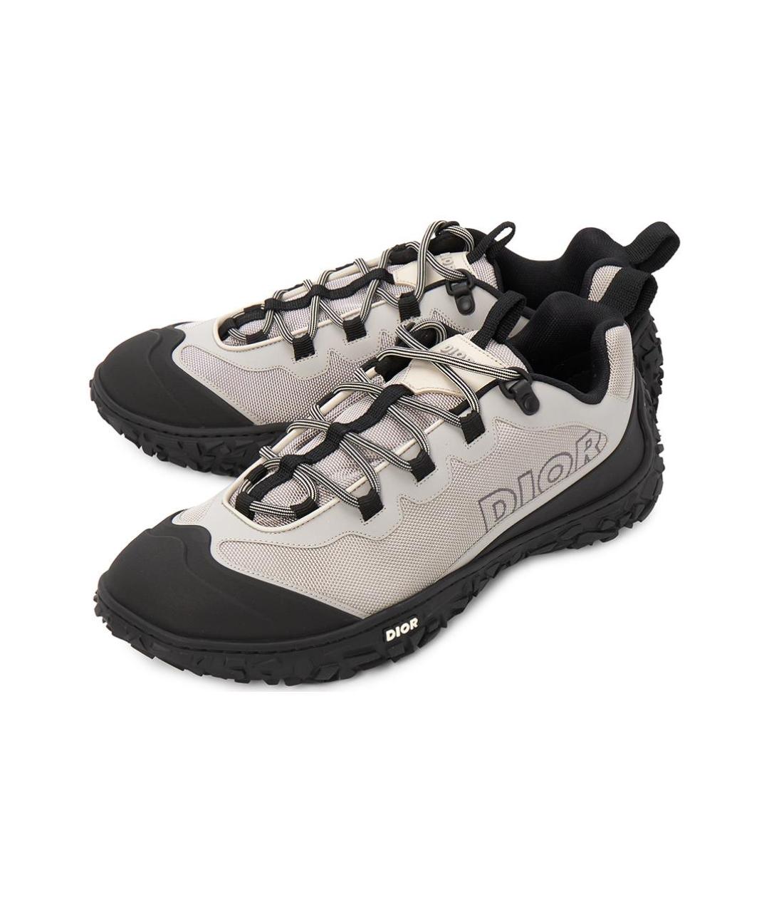 CHRISTIAN DIOR Серые низкие кроссовки / кеды, фото 2