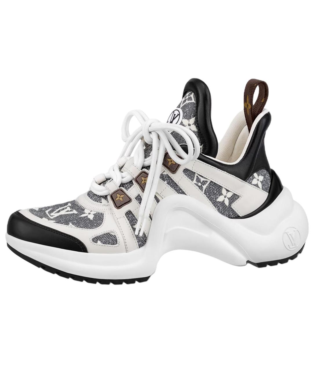 LOUIS VUITTON Мульти текстильные кроссовки, фото 6