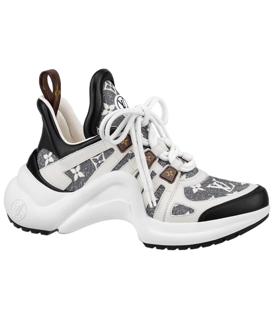 LOUIS VUITTON Мульти текстильные кроссовки, фото 1