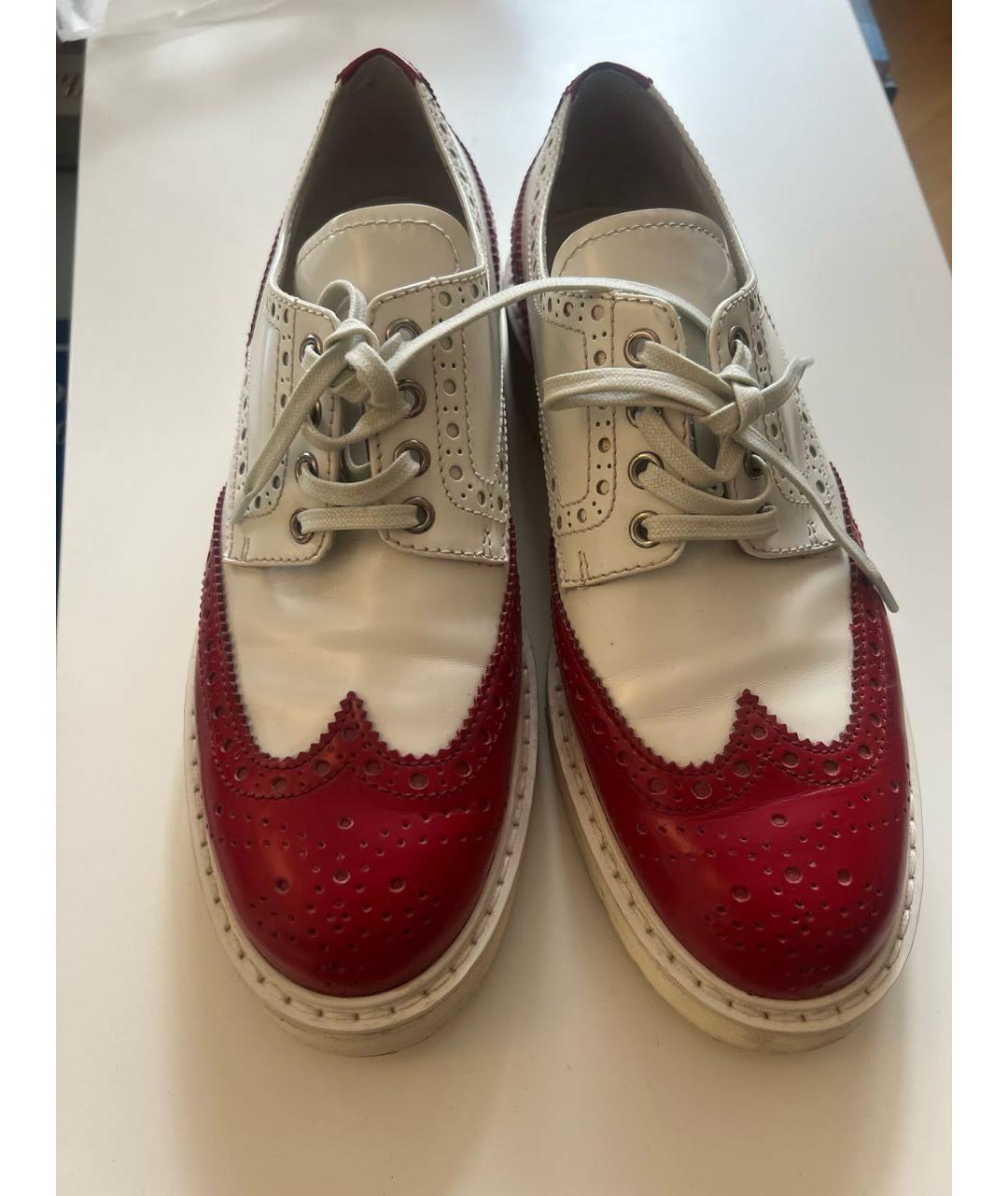 PRADA Кожаные ботинки, фото 3