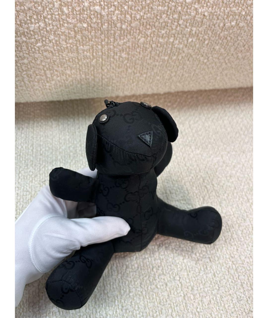 GUCCI Черная синтетическая сумка с короткими ручками, фото 2