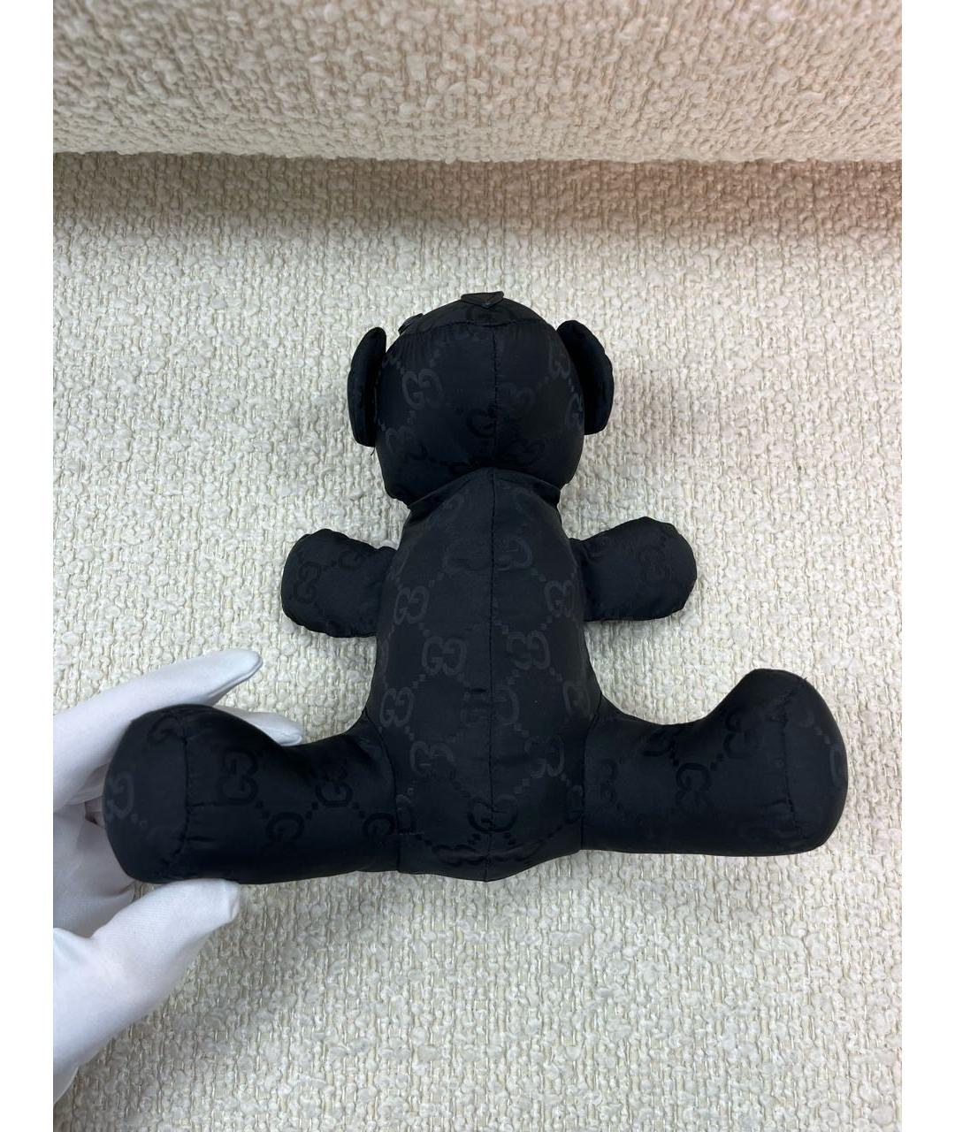 GUCCI Черная синтетическая сумка с короткими ручками, фото 7