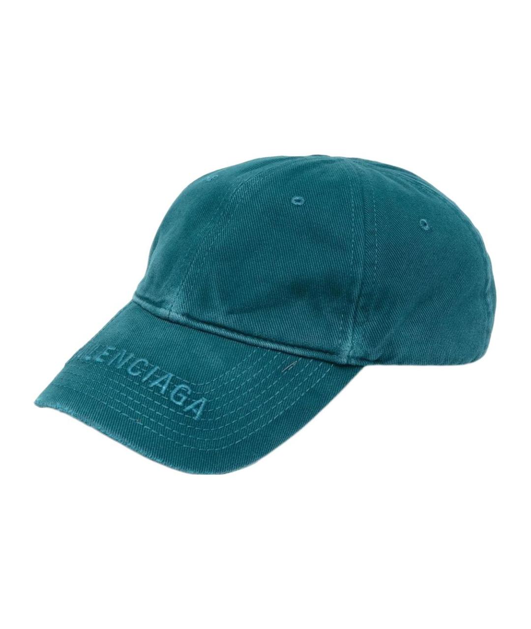BALENCIAGA Синяя кепка/бейсболка, фото 1