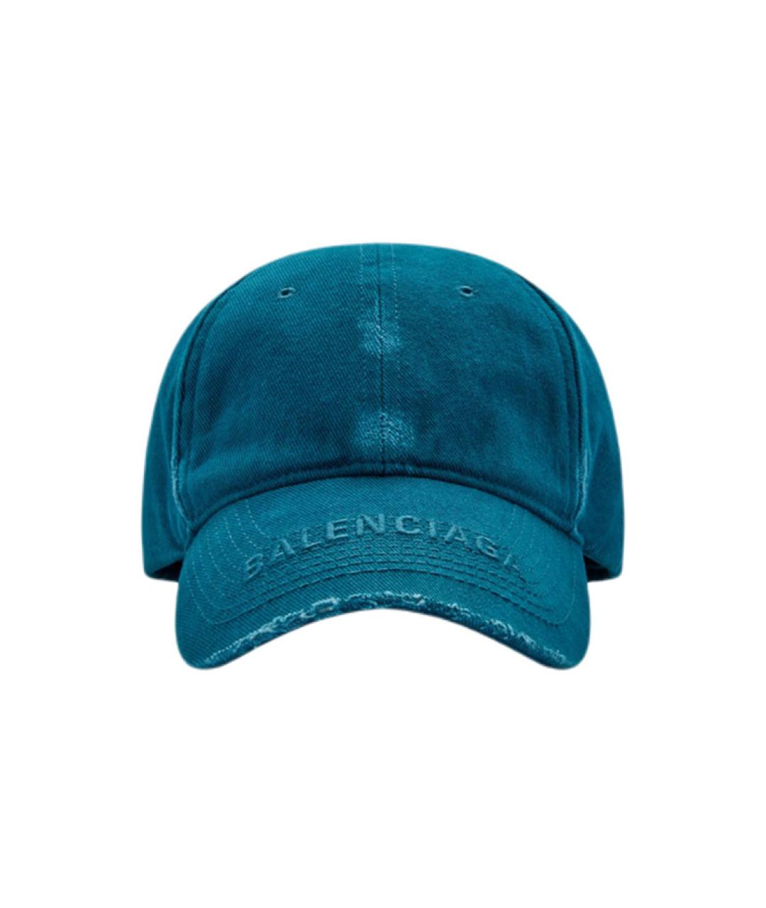 BALENCIAGA Синяя кепка/бейсболка, фото 2