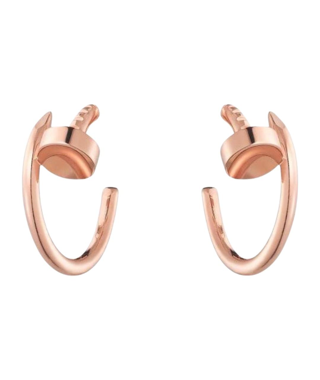 CARTIER Золотые серьги из розового золота, фото 1