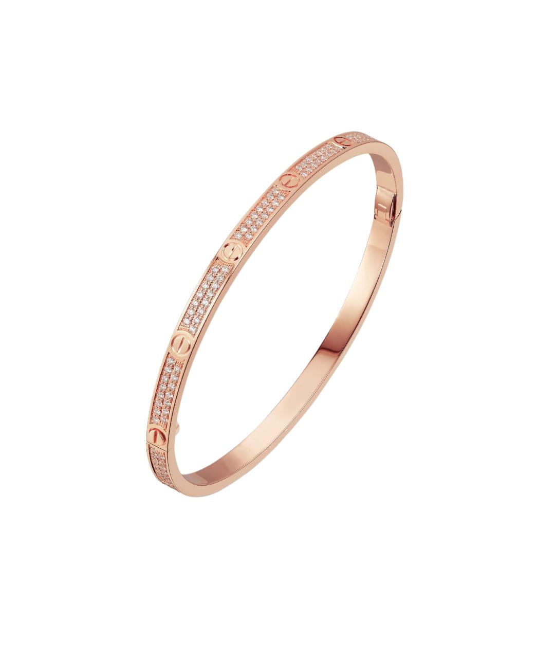 CARTIER Розовый браслет из розового золота, фото 4