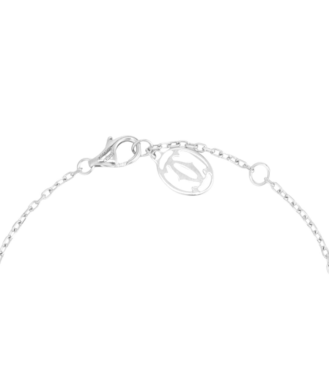 CARTIER Серебряное колье из белого золота, фото 4