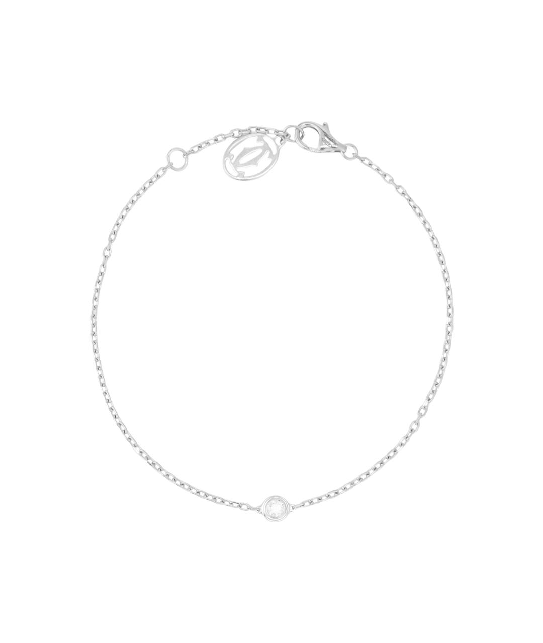 CARTIER Серебряное колье из белого золота, фото 6