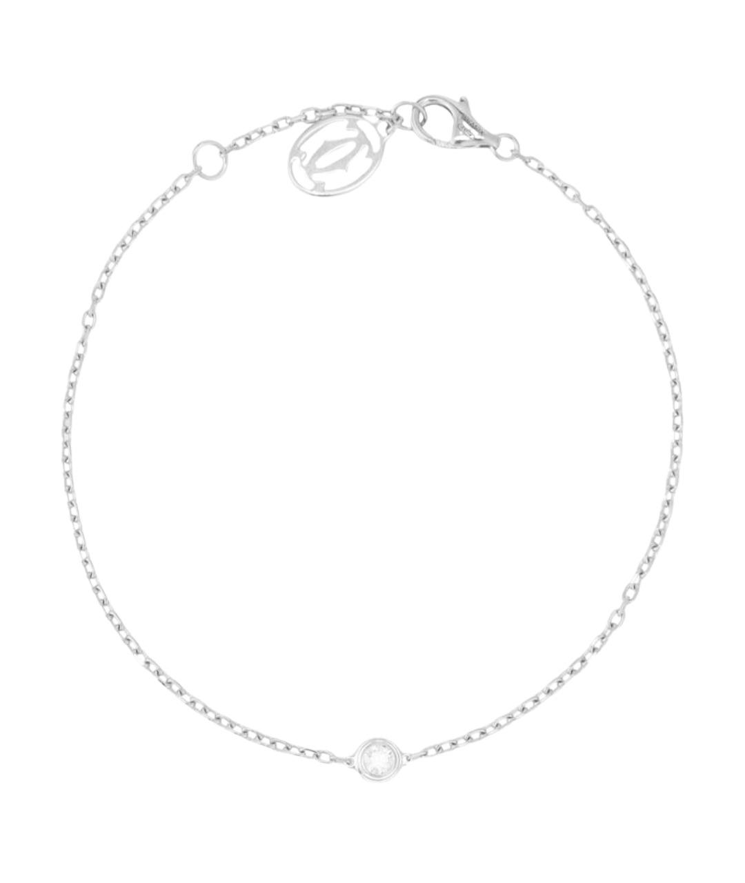 CARTIER Серебряное колье из белого золота, фото 1