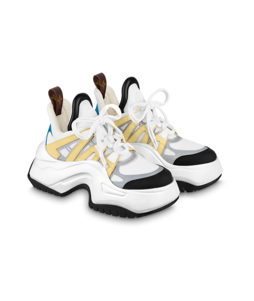 LOUIS VUITTON Мульти текстильные кроссовки, фото 2