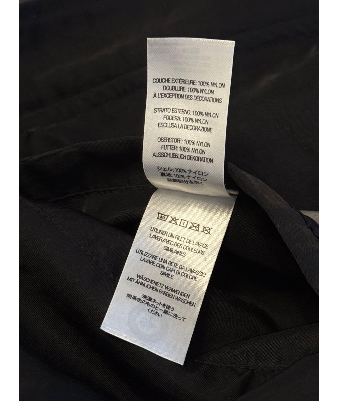 SUPREME Черная полиамидовая куртка, фото 6
