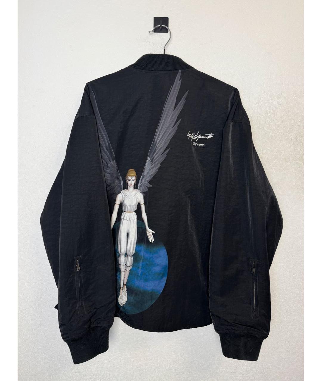 SUPREME Черная полиамидовая куртка, фото 2