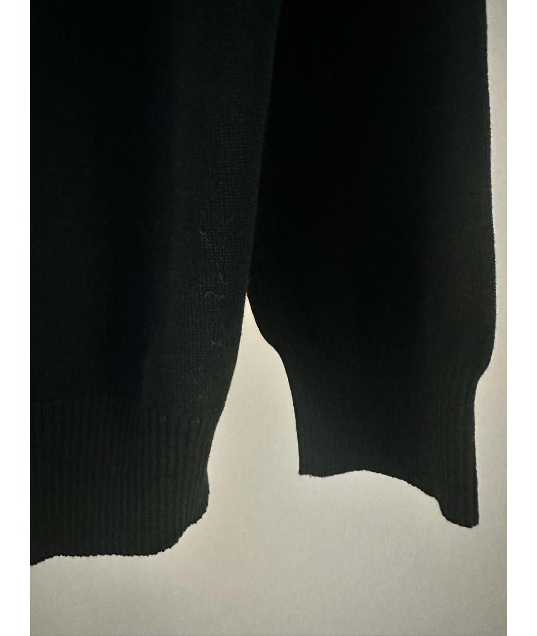 BILLIONAIRE Черное хлопковое поло с длинным рукавом, фото 3