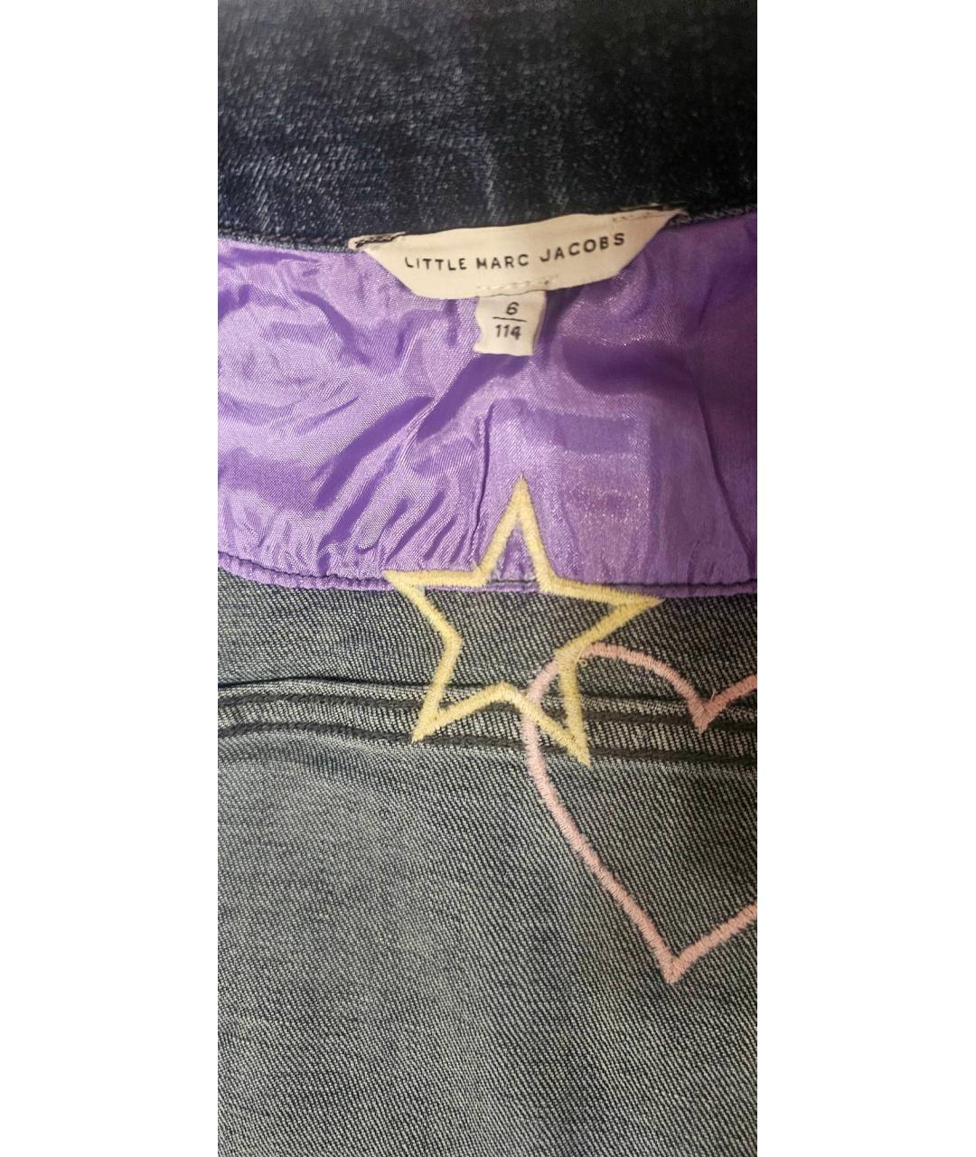 MARC JACOBS Синий хлопковый жакет / жилет, фото 3