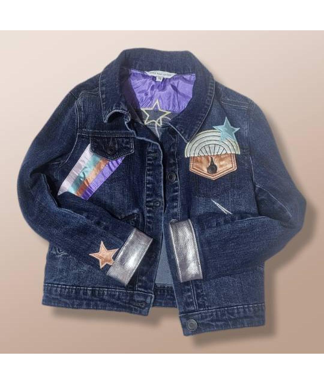 MARC JACOBS Синий хлопковый жакет / жилет, фото 9