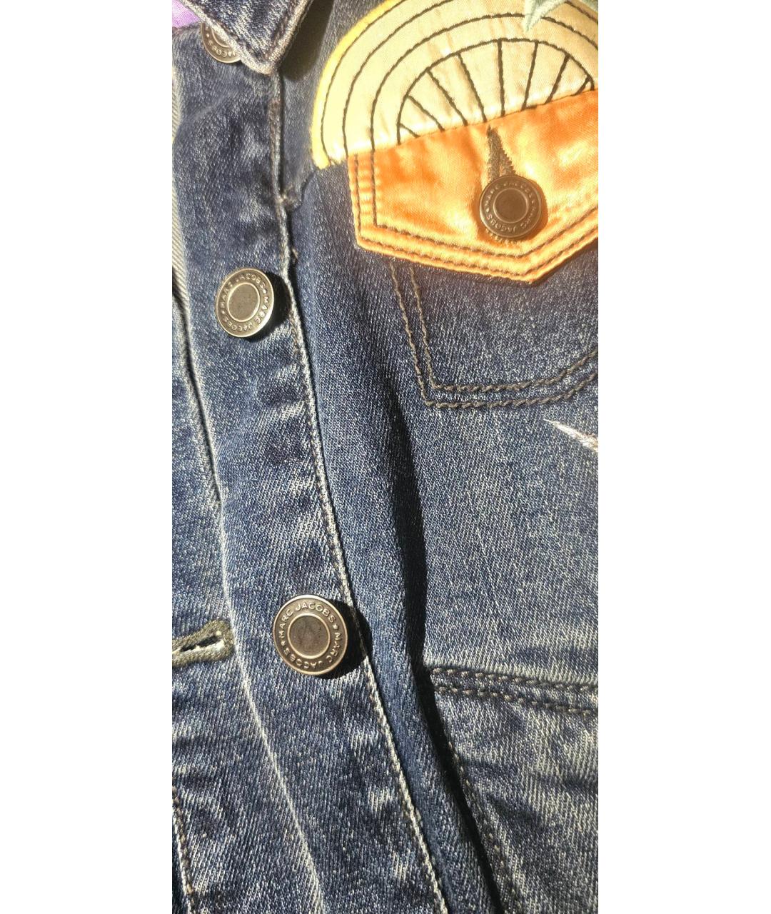 MARC JACOBS Синий хлопковый жакет / жилет, фото 4