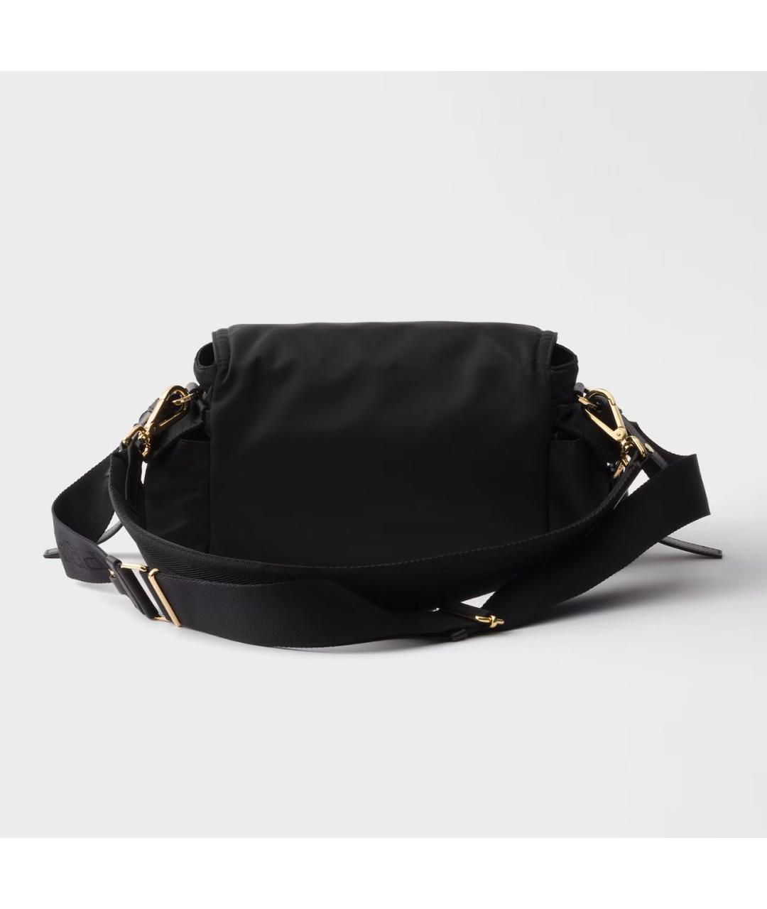 PRADA Черная тканевая сумка через плечо, фото 4