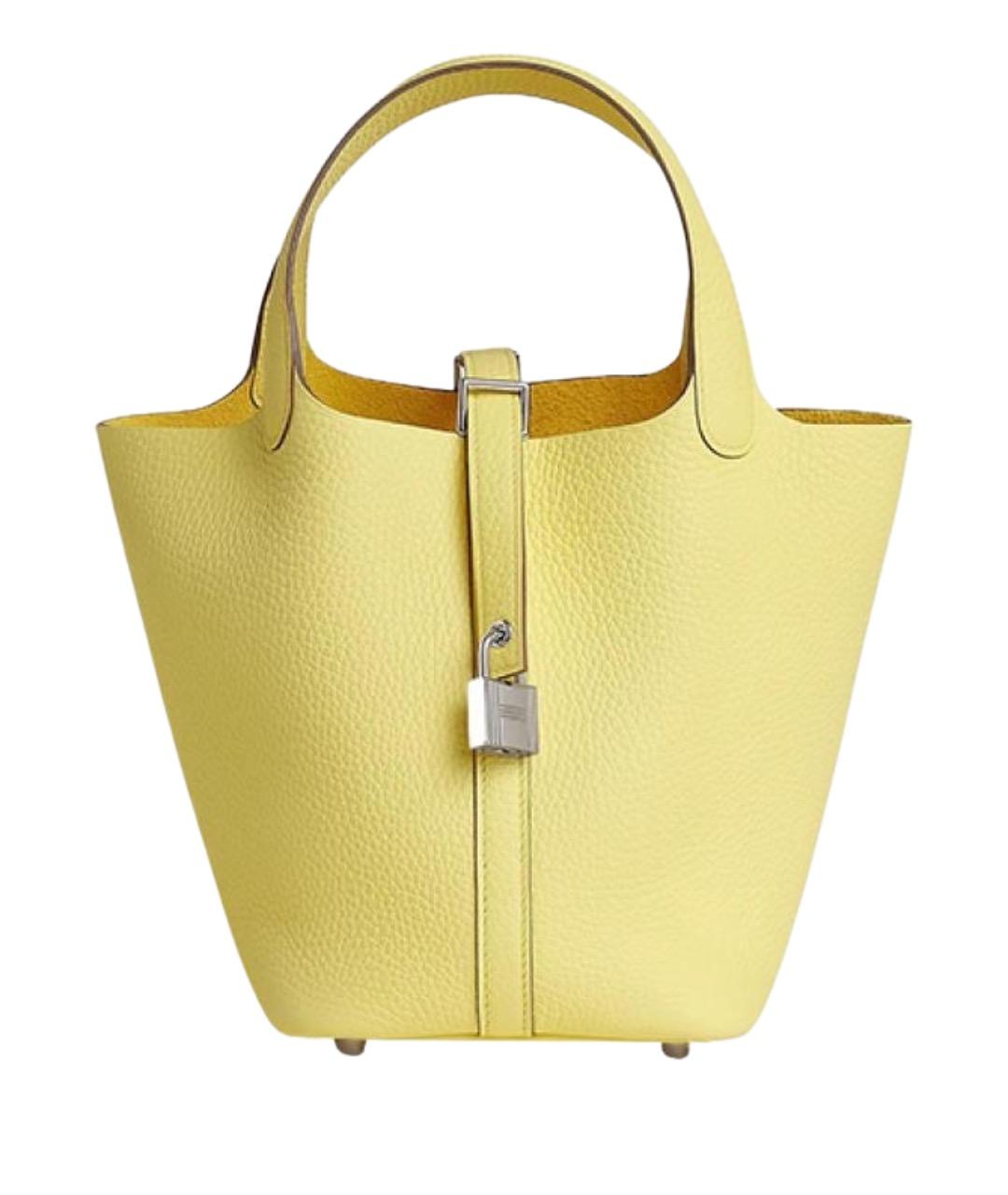 HERMES Кожаная сумка с короткими ручками, фото 1