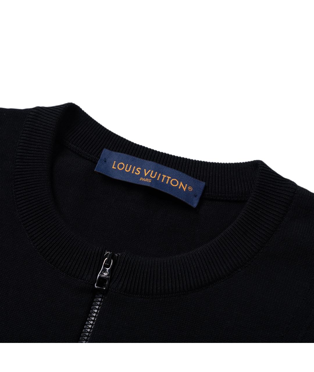 LOUIS VUITTON Черная футболка, фото 8