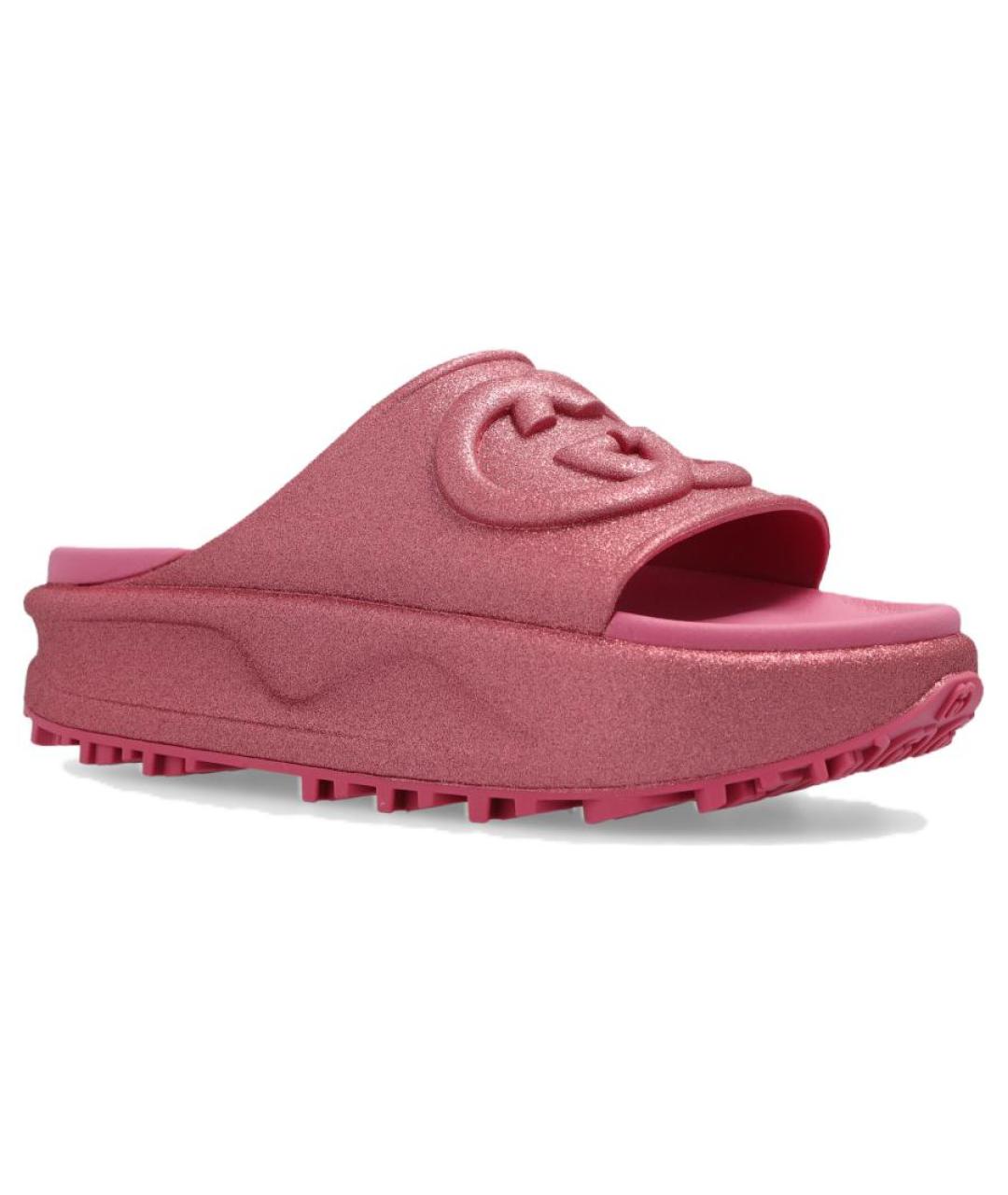 GUCCI Розовые сандалии, фото 3