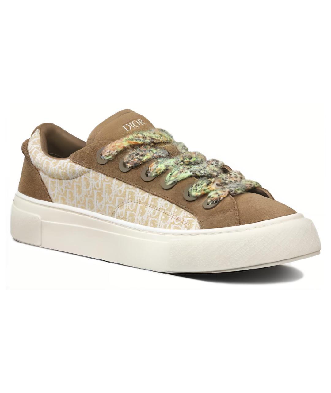 CHRISTIAN DIOR Зеленые низкие кроссовки / кеды, фото 3