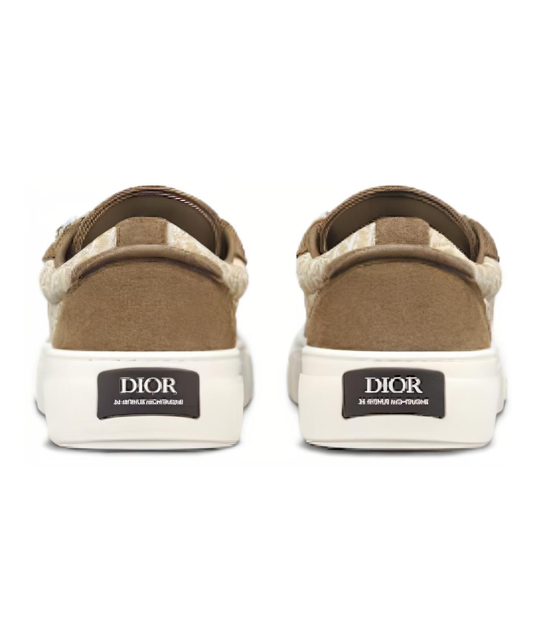 CHRISTIAN DIOR Зеленые низкие кроссовки / кеды, фото 4