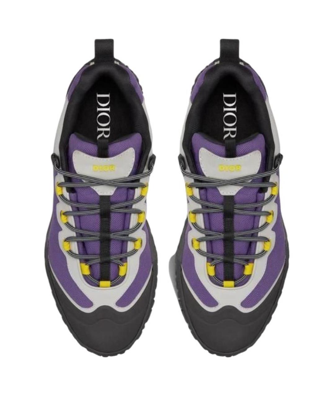 CHRISTIAN DIOR Фиолетовые низкие кроссовки / кеды, фото 5