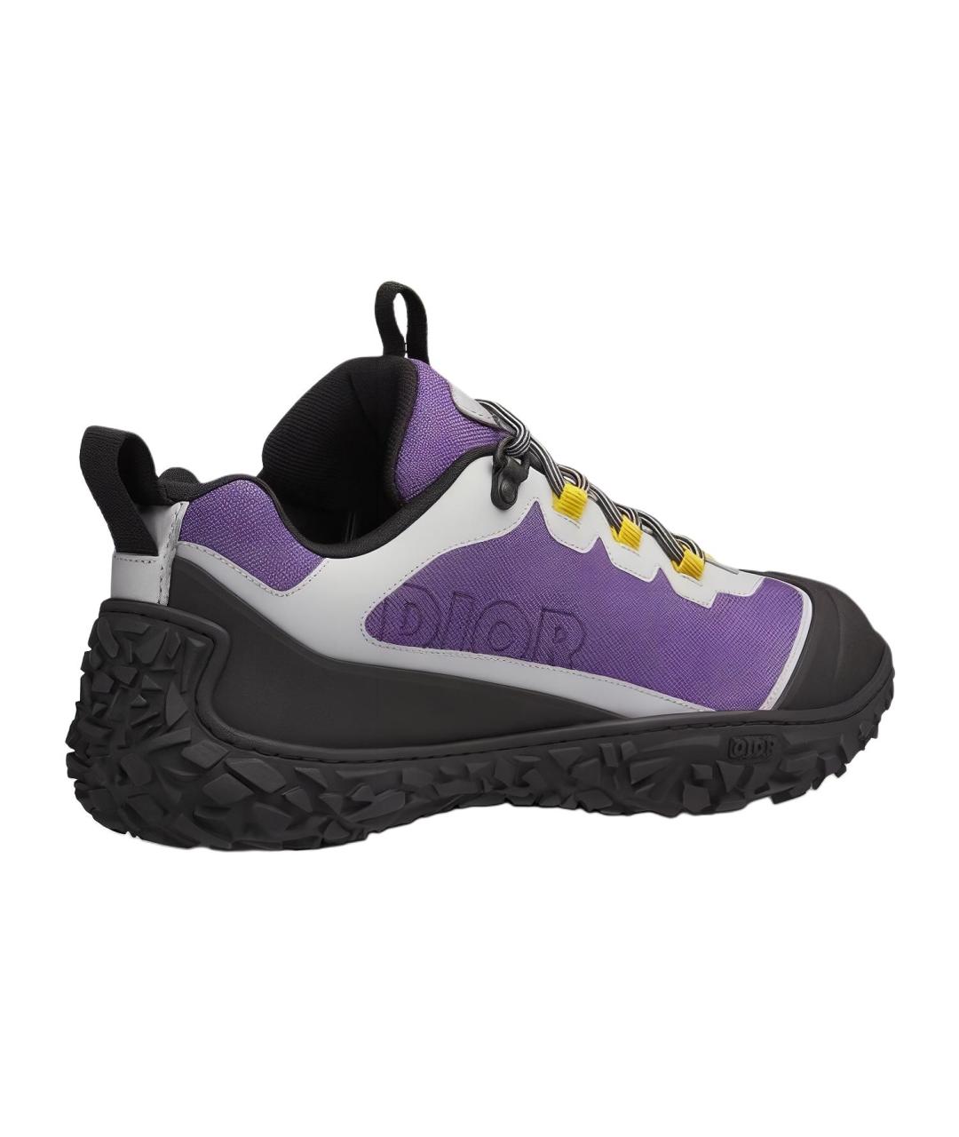 CHRISTIAN DIOR Фиолетовые низкие кроссовки / кеды, фото 4