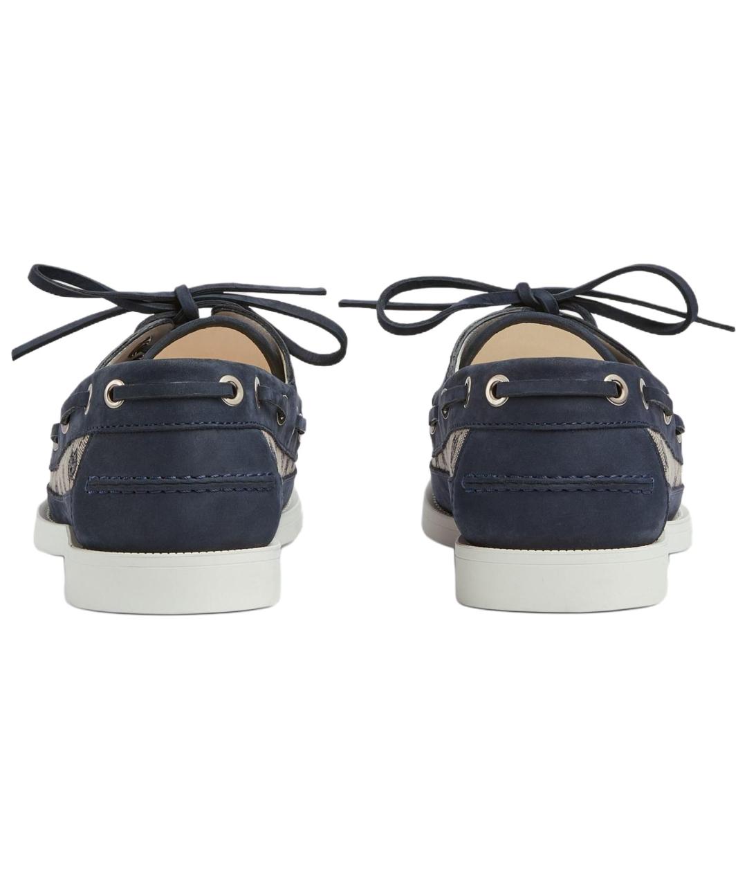 GUCCI Синие лоферы, фото 5