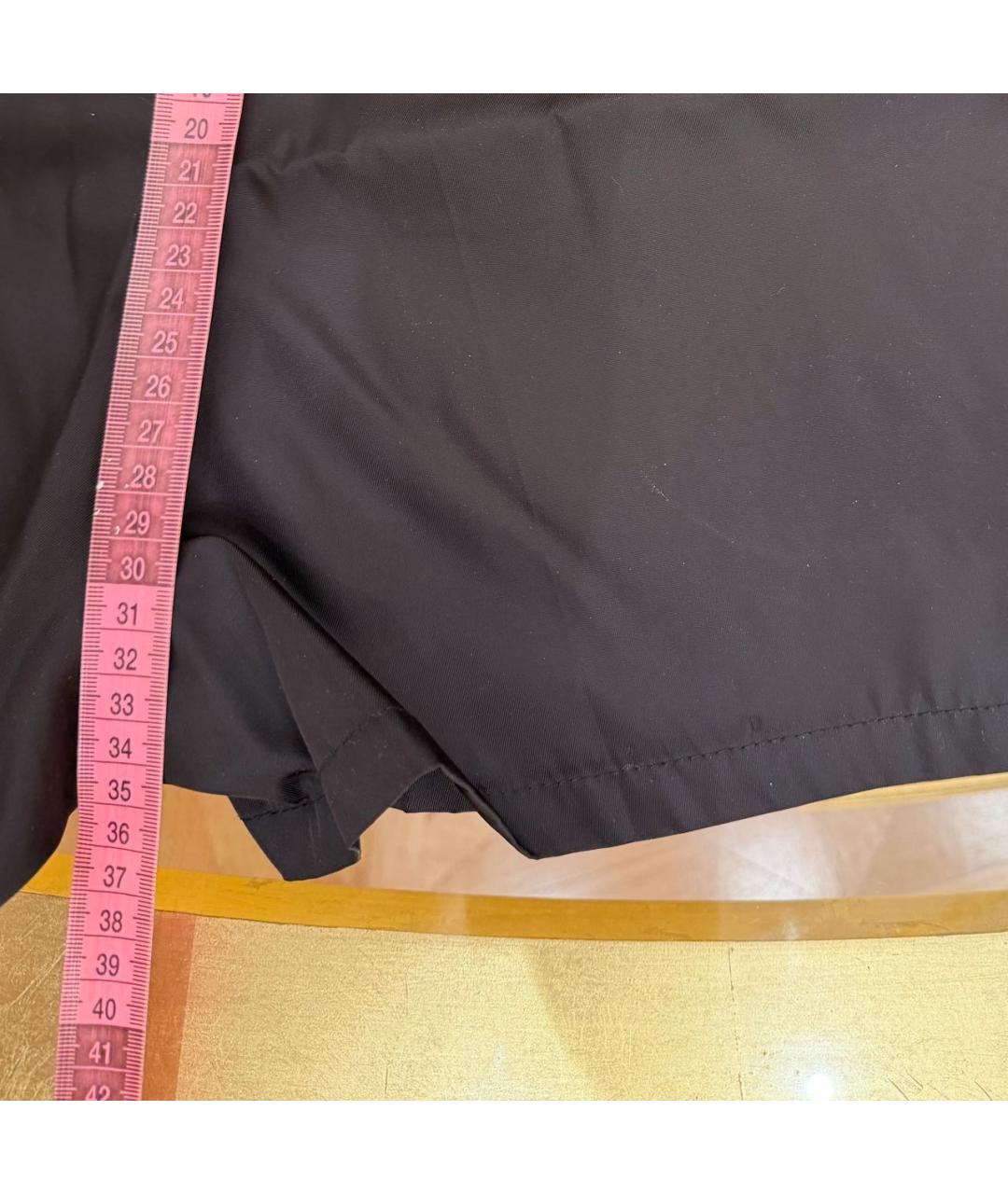PRADA Черные полиамидовые шорты, фото 6
