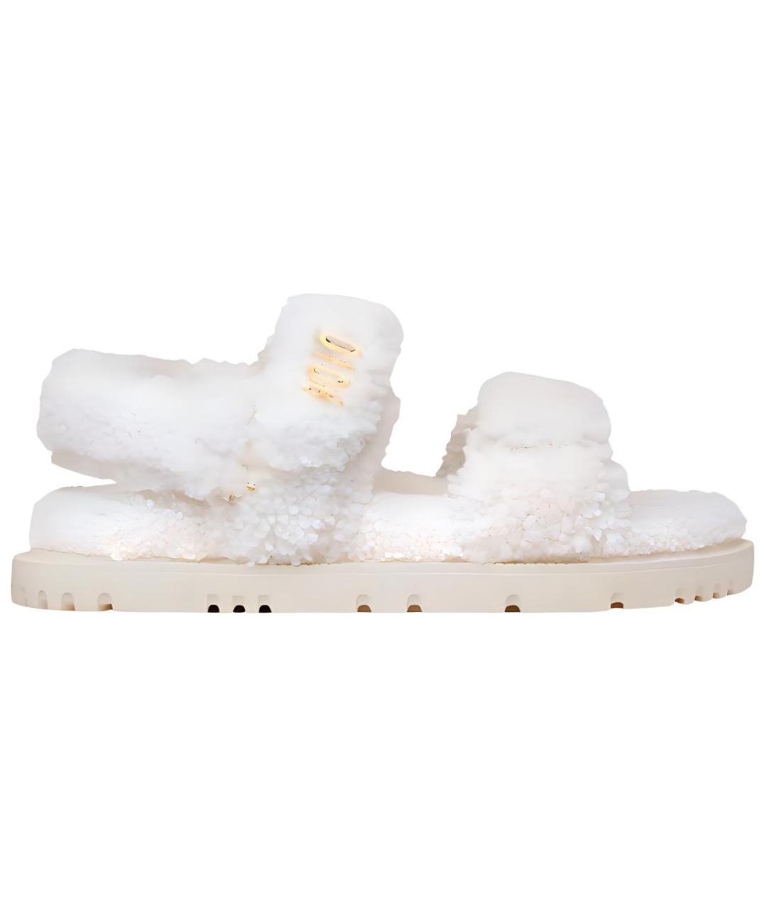 CHRISTIAN DIOR Белые босоножки, фото 1