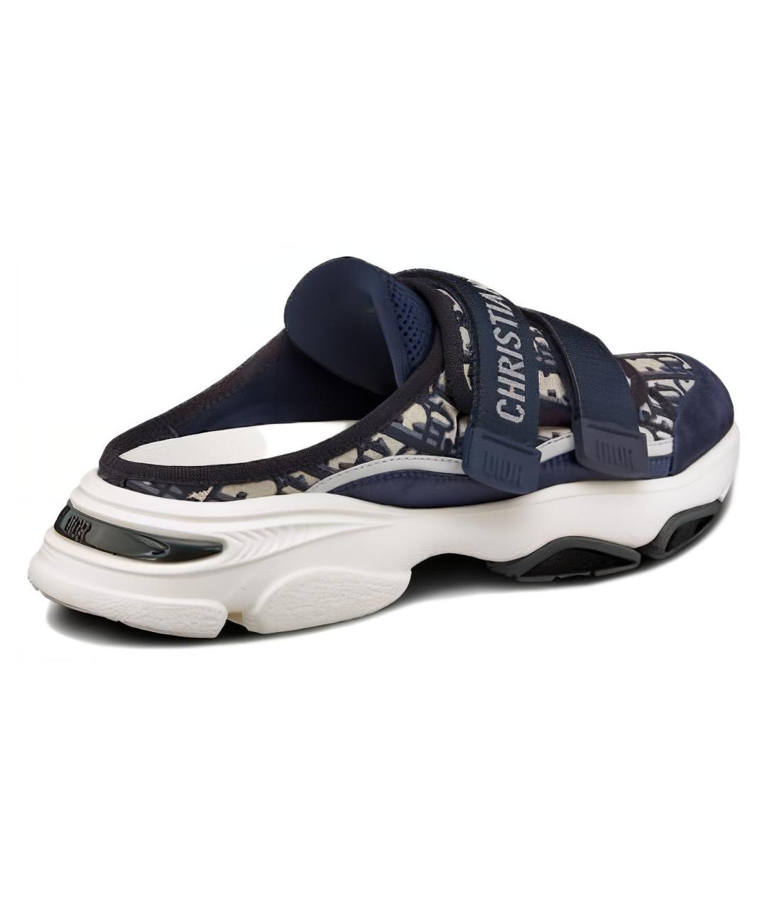 CHRISTIAN DIOR Синие мюли, фото 5