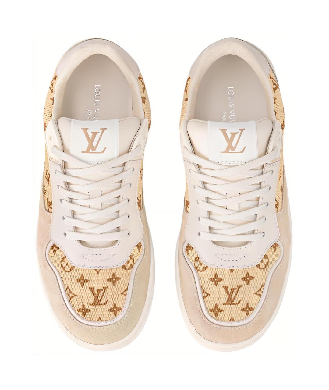 LOUIS VUITTON Желтые кеды, фото 4