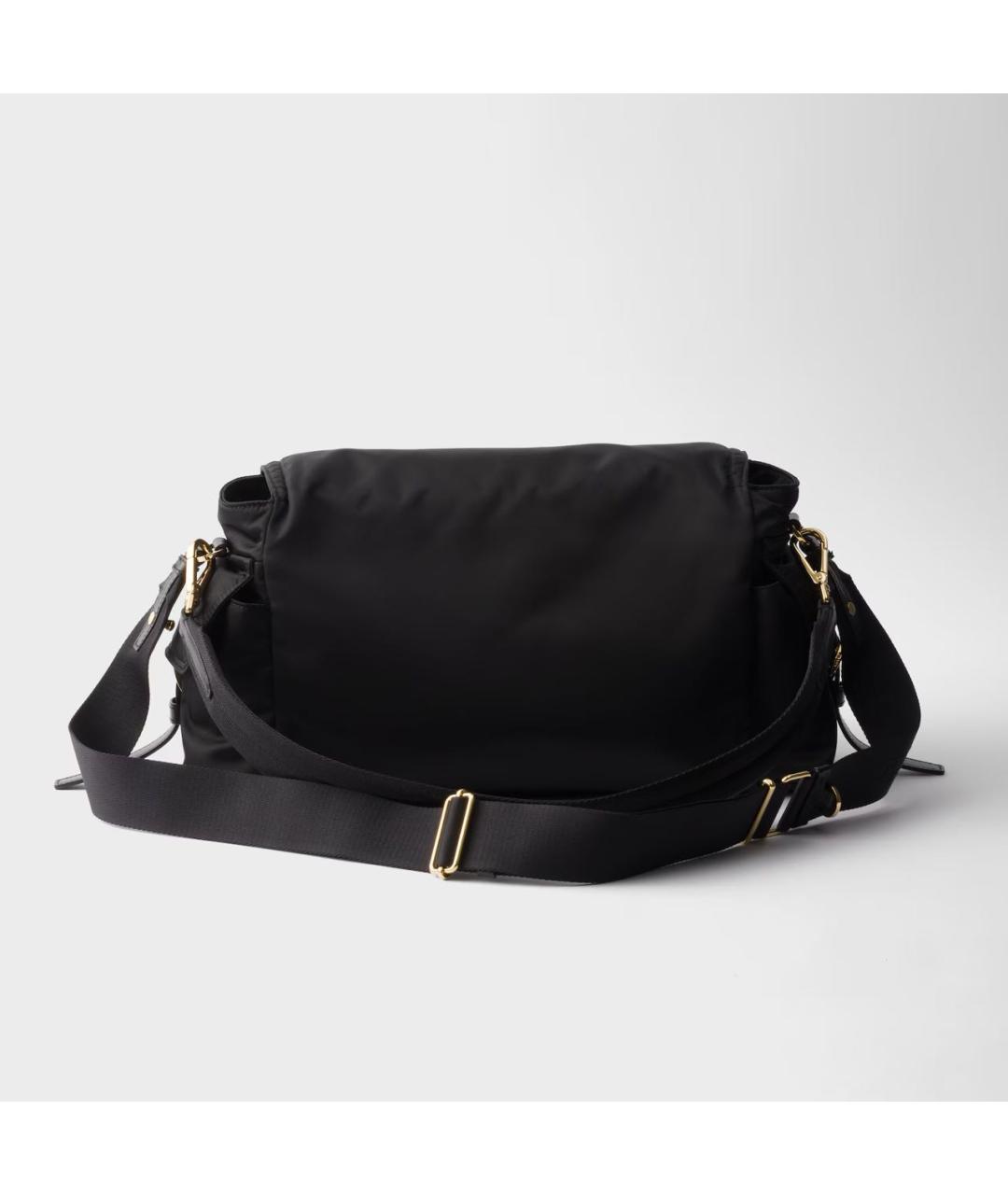 PRADA Черная тканевая сумка через плечо, фото 4