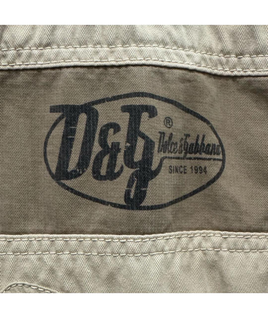 DOLCE&GABBANA Бежевая хлопковая куртка, фото 4