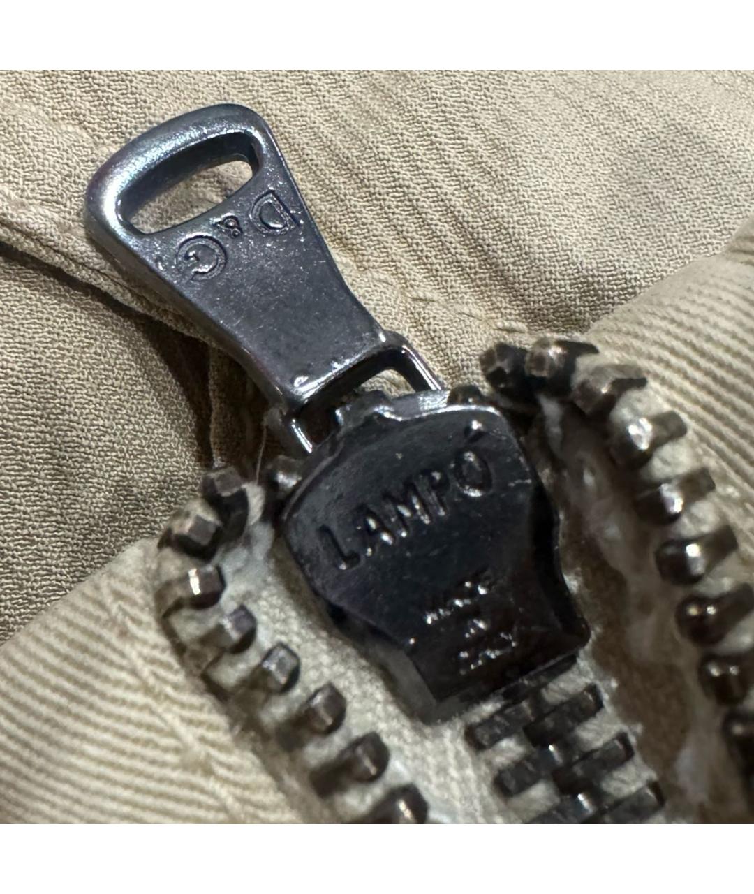 DOLCE&GABBANA Бежевая хлопковая куртка, фото 7