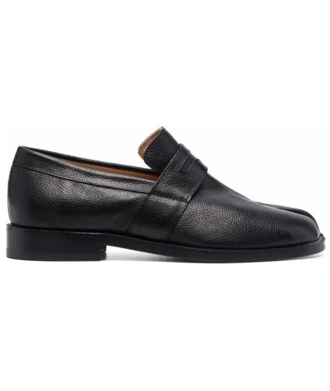 MAISON MARGIELA Черные кожаные лоферы, фото 1