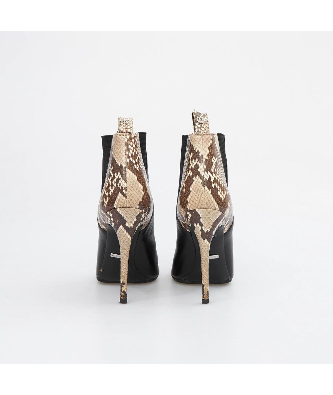 GUCCI Черные кожаные ботильоны, фото 3