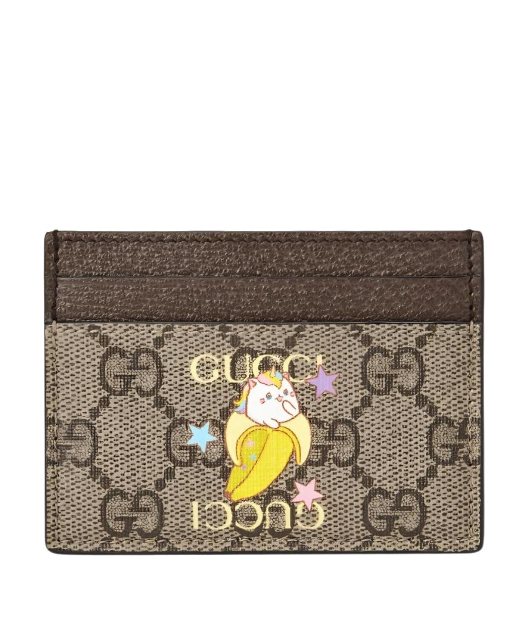 GUCCI Коричневый кардхолдер, фото 1