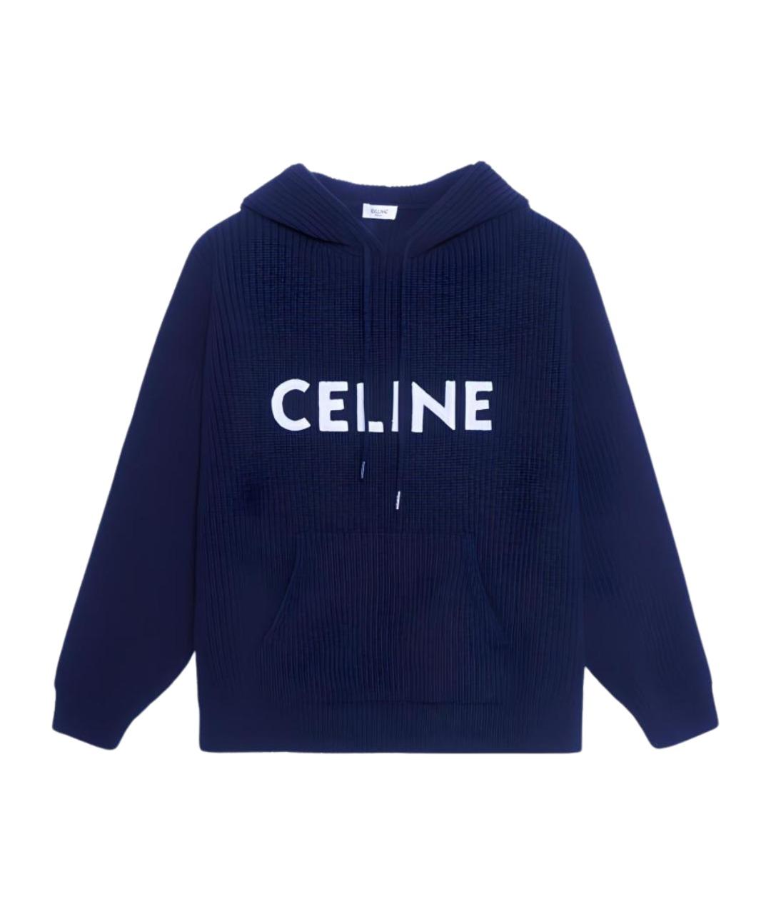 CELINE Синий джемпер / свитер, фото 1